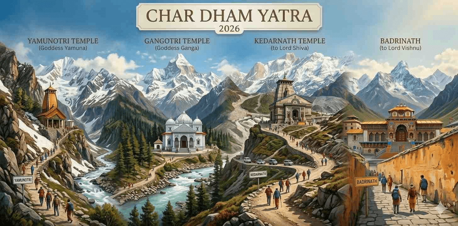 Plan Your Char Dham Yatra 2026: Route, Cost, Registration & Budget Guide