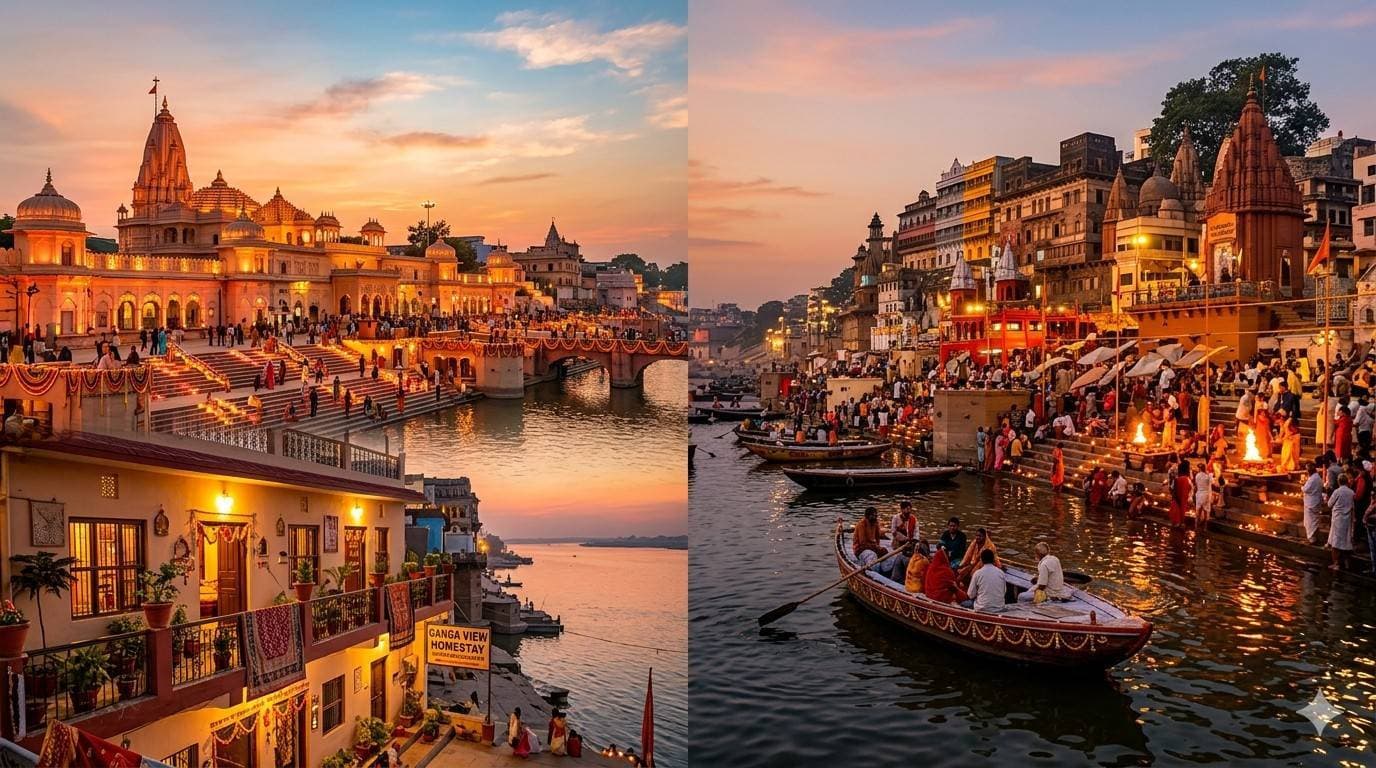Best Time to Visit Ayodhya & Varanasi: Homestay & Boat Guide