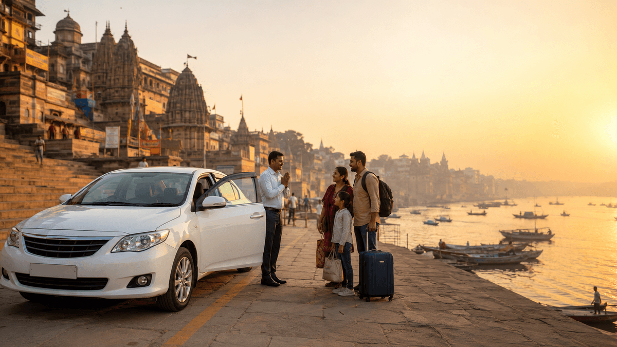Image of Cab Booking in Varanasi: Best Taxi Service for Local, Airport & Outstation Travel