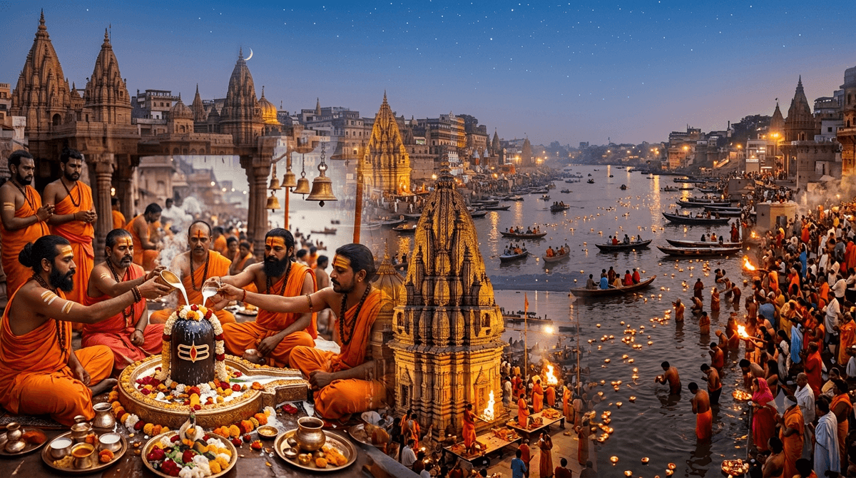 Image of Sawan in Varanasi 2026: Complete Guide to Darshan, Rudrabhishek, Ganga Snan & Temple Timings