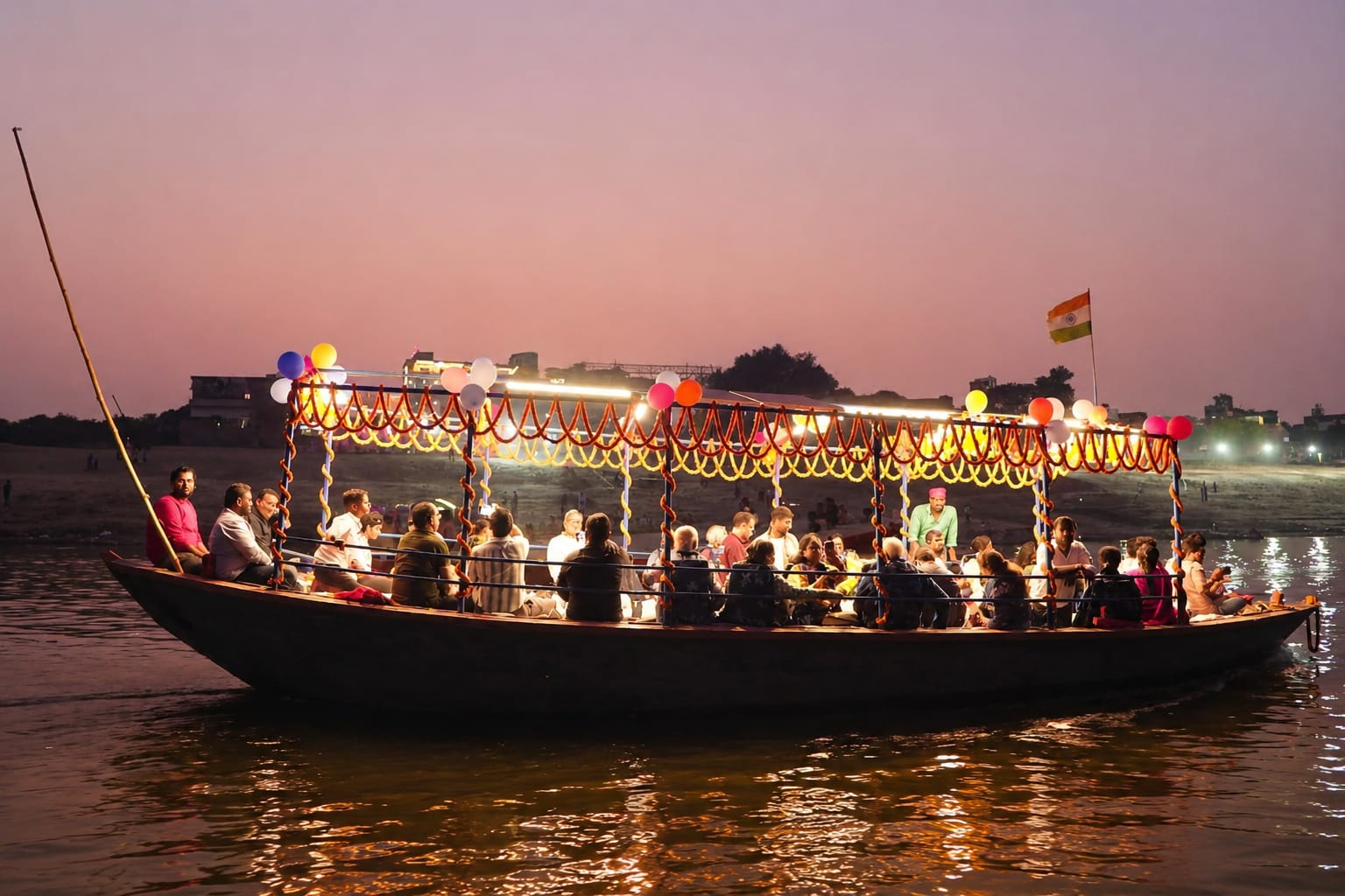 Decorated Light Motor Boat 1